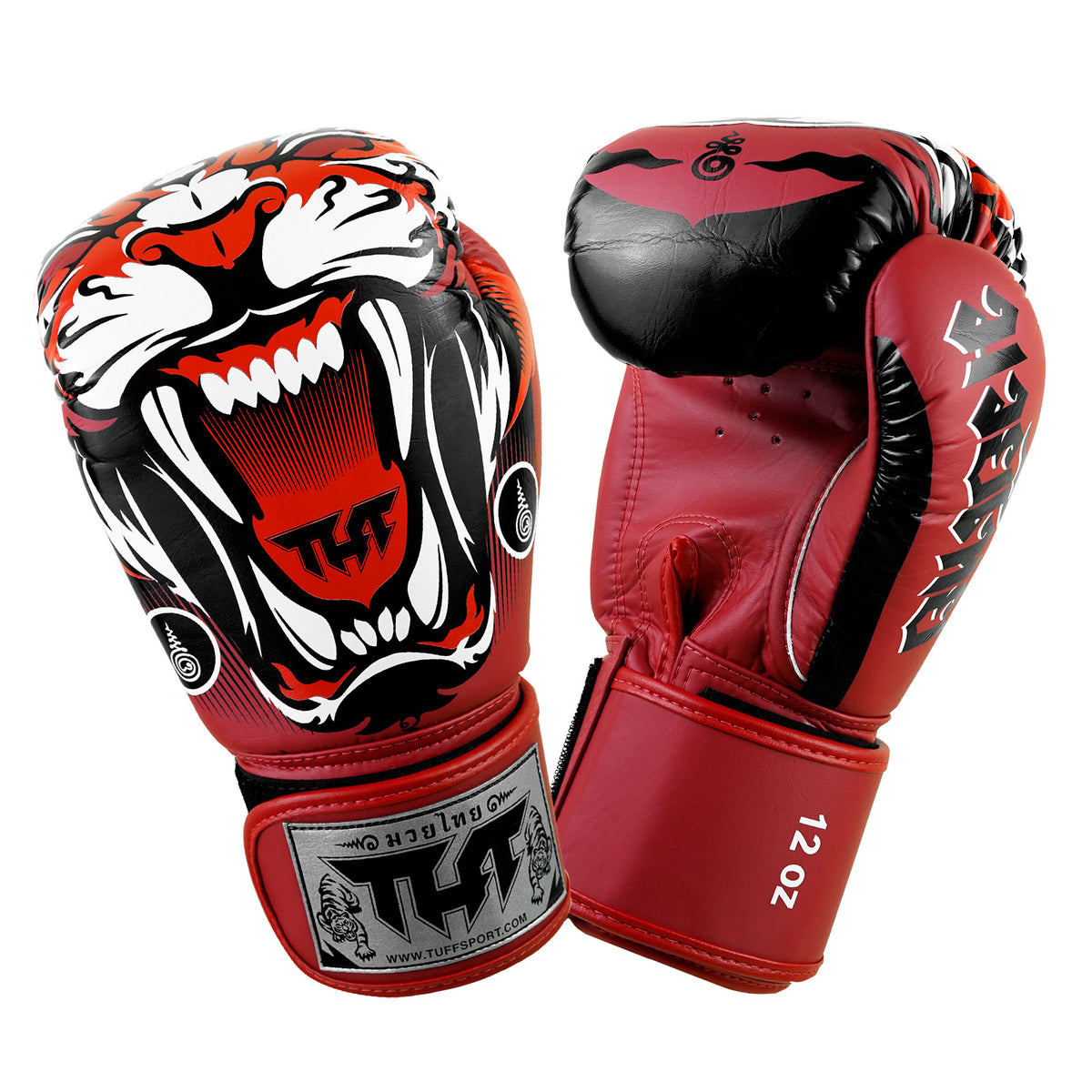 TUF-WEAR ボクシンググローブ 10oz レッド TUFF Muay Thai Boxing Red Tiger Gloves– TuffSport.com