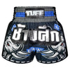 TUFF Muay Thai Boxing Shorts New Retro Style "Blue War Elephant"