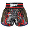 [Pre-Order] TUFF Muay Thai Boxing Shorts High-Cut Retro Style "The Undefeated Steel Spirits"