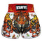 [Pre-Order] TUFF Muay Thai Boxing Shorts High-Cut Retro Style "Tora Chikara" Power of Tiger