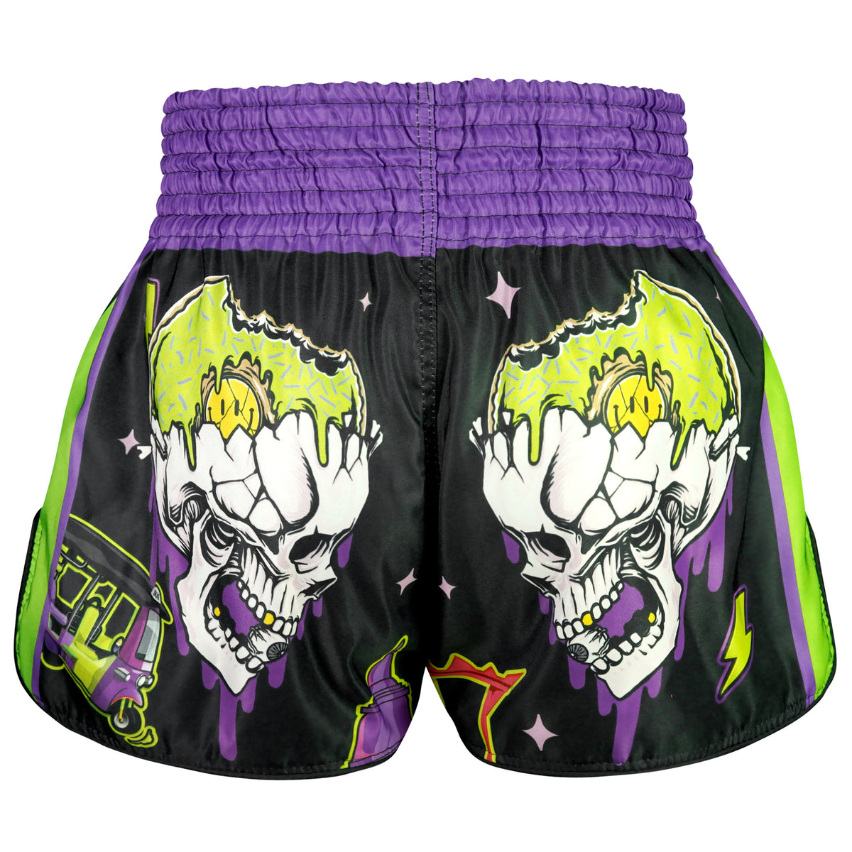 Pantaloncini TUFF Muay Thai Stile Retrò – Doppia Tigre, Autentici Dalla Thailandia, Per Uomo