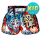 [Pre-Order] TUFF Kids Shorts Red Retro Style With Cruel Tiger