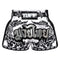 TUFF Muay Thai Boxing Shorts Retro Style The Great Hongsa White