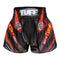 TUFF Muay Thai Boxing Shorts "Black Racing Twin Tiger"