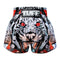 TUFF Muay Thai Boxing Shorts "Grey Roaring Tiger"