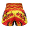 TUFF Muay Thai Boxing Shorts "Red With Double White Tiger"