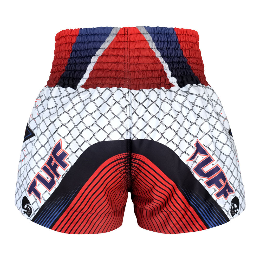 Bacon And Skull Fried Egg Print Pattern Muay Thai Boxing Shorts