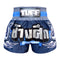 TUFF Muay Thai Boxing Shorts "Blue War Elephant"