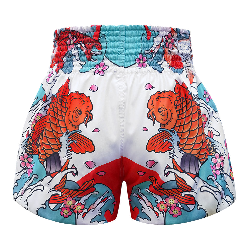 chinese boxer fish TUFF Sport Muay Thai Shorts Boxing Shorts Trunks Kick Martial Arts Training Gym Clothing
