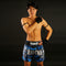 TUFF Muay Thai Boxing Shorts "Blue Military Camouflage"
