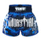 TUFF Muay Thai Boxing Shorts "Blue Military Camouflage"