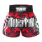 TUFF Muay Thai Boxing Shorts "Red Military Camouflage"