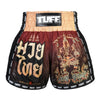 TUFF Muay Thai Boxing Shorts New Retro Style "Yant Narai Turning the Land"