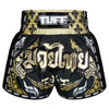 TUFF Muay Thai Boxing Shorts New Retro Style "The King Of Naga Black"