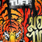 TUFF Muay Thai Boxing Shorts New Retro Style "Black Furious Tiger"