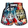 TUFF Muay Thai Boxing Shorts New Retro Style "Red Furious Tiger"