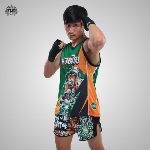 TUFF Muay Thai Tank Top Boxing Sleeveless Vest Gym Jersey (TUF-TT107)