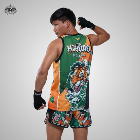 TUFF Muay Thai Tank Top Boxing Sleeveless Vest Gym Jersey (TUF-TT107)