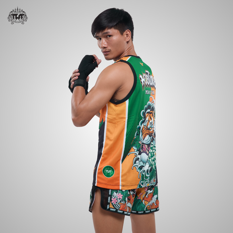 TUFF Muay Thai Tank Top Boxing Sleeveless Vest Gym Jersey (TUF-TT107)