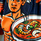 TUFFPAYAK Muay Thai Boxing Shorts "Tom Yum Power"