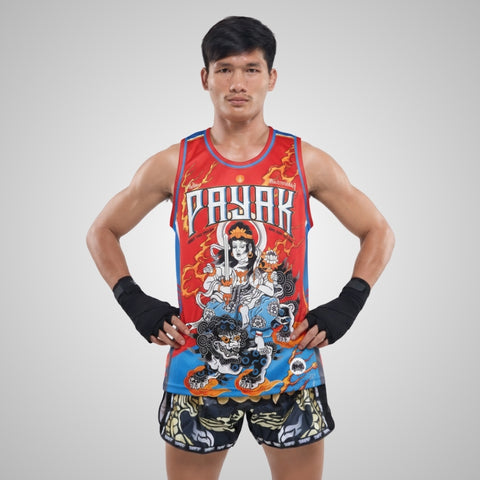 TUFFPAYAK Muay Thai Tank Top Boxing Sleeveless Vest Gym Jersey (TPY-TT003)