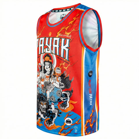 TUFFPAYAK Muay Thai Tank Top Boxing Sleeveless Vest Gym Jersey (TPY-TT003)