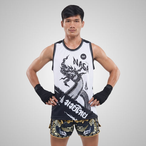 TUFFPAYAK Muay Thai Tank Top Boxing Sleeveless Vest Gym Jersey (TPY-TT007)