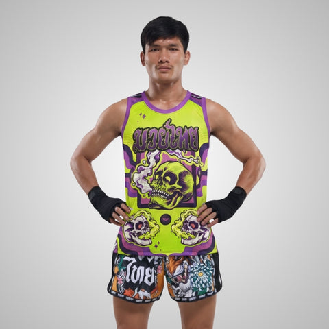 TUFFPAYAK Muay Thai Tank Top Boxing Sleeveless Vest Gym Jersey (TPY-TT009)