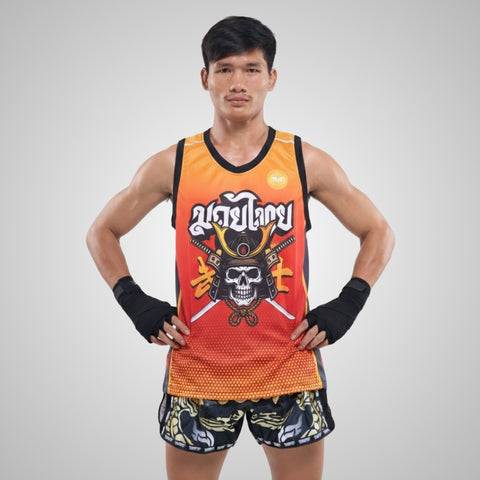 TUFFPAYAK Muay Thai Tank Top Boxing Sleeveless Vest Gym Jersey (TPY-TT010)