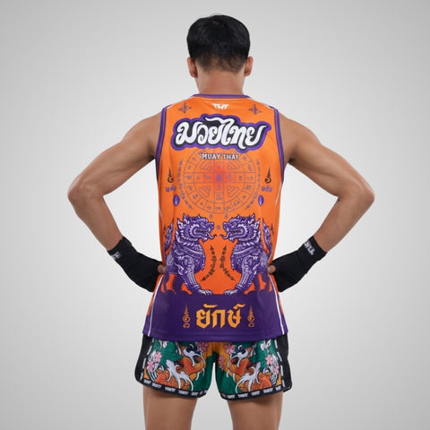 TUFFPAYAK Muay Thai Tank Top Boxing Sleeveless Vest Gym Jersey (TPY-TT011)