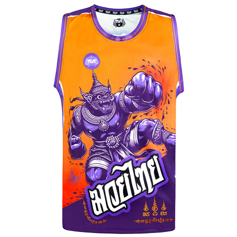 TUFFPAYAK Muay Thai Tank Top Boxing Sleeveless Vest Gym Jersey (TPY-TT011)