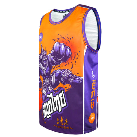 TUFFPAYAK Muay Thai Tank Top Boxing Sleeveless Vest Gym Jersey (TPY-TT011)