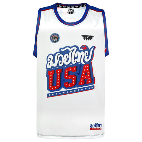TUFFPAYAK Muay Thai Tank Top Boxing Sleeveless Vest Gym Jersey (TPY-TT013)