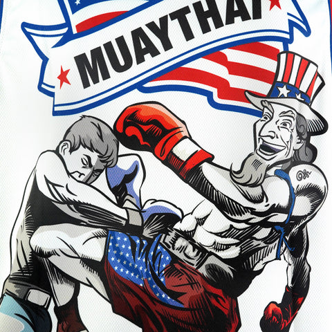 TUFFPAYAK Muay Thai Tank Top Boxing Sleeveless Vest Gym Jersey (TPY-TT014)
