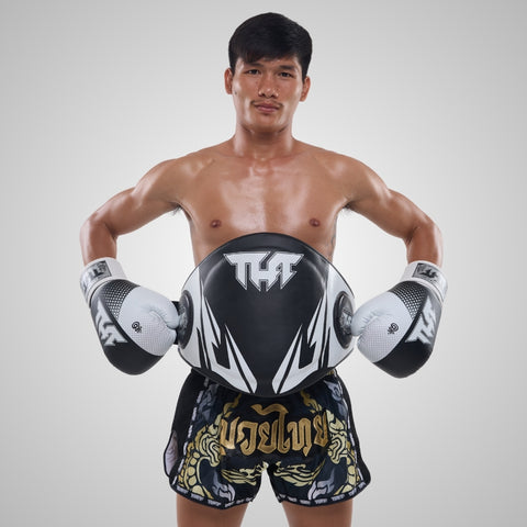 [Pre-Order] TUFF Muay Thai Belly Protector Black & White