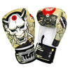 TUFF Muay Thai Boxing White Oni Gloves