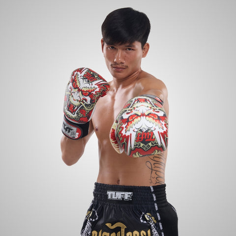 TUFF Muay Thai Boxing Dragon Gloves