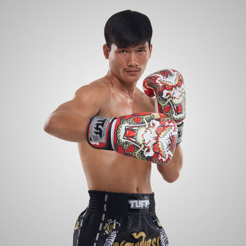 TUFF Muay Thai Boxing Dragon Gloves