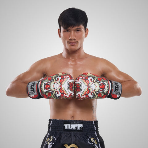 TUFF Muay Thai Boxing Dragon Gloves