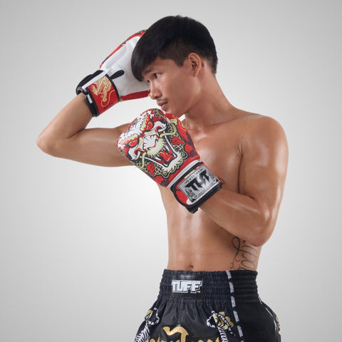 TUFF Muay Thai Boxing Dragon Gloves