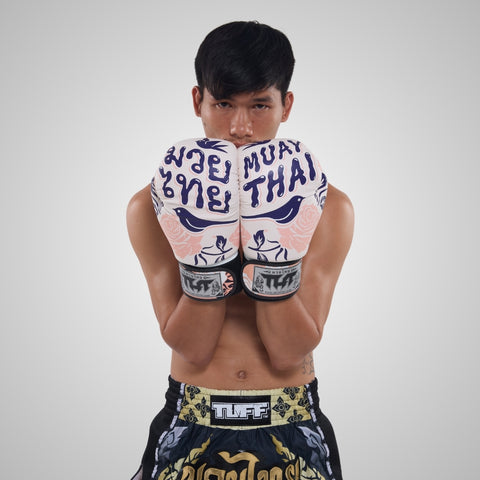 TUFF Muay Thai Boxing Roses Gloves