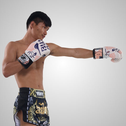 TUFF Muay Thai Boxing Roses Gloves