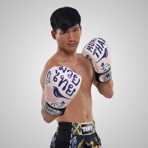 TUFF Muay Thai Boxing Roses Gloves