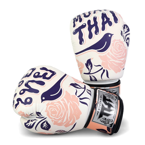TUFF Muay Thai Boxing Roses Gloves