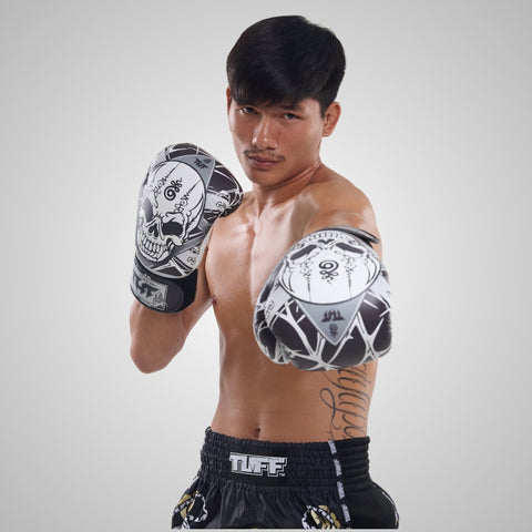 TUFF Muay Thai Boxing Skull Gloves