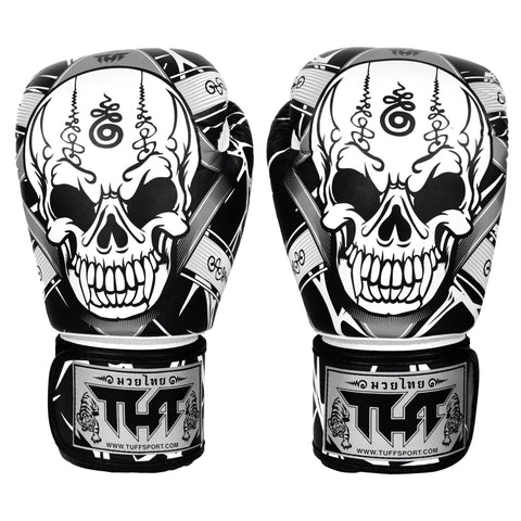 TUFF Muay Thai Boxing Skull Gloves