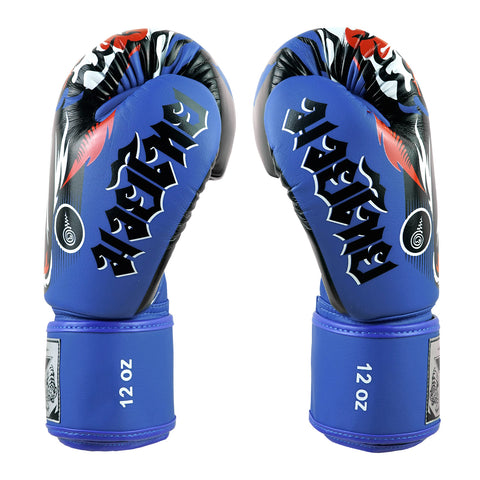 TUFF Muay Thai Boxing ฺBlue Tiger Gloves
