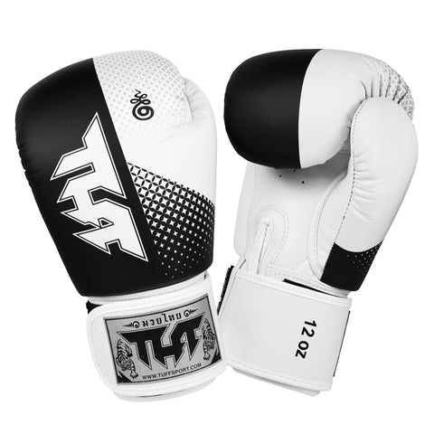 TUFF Muay Thai Boxing Black Gloves