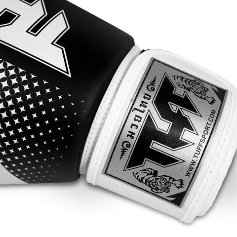 TUFF Muay Thai Boxing Black Gloves