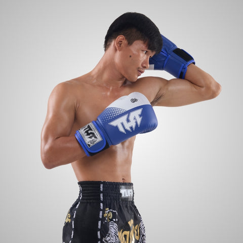TUFF Muay Thai Boxing Blue Gloves